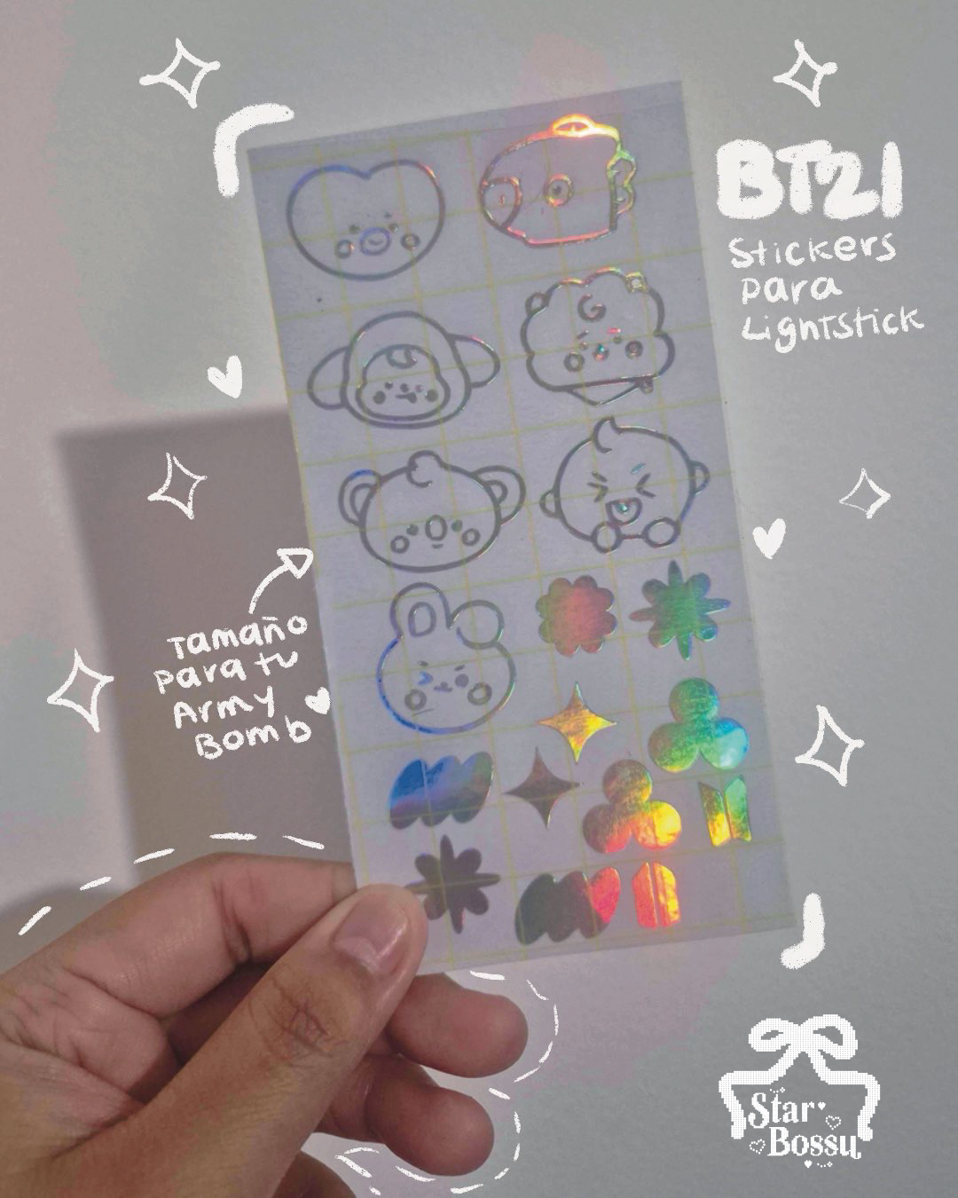 Sticker vinil / BT21 caritas