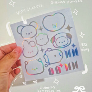 sticker vinil / bt21 mini